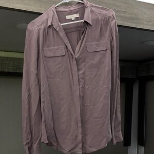LOFT Dusty Purple Blouse